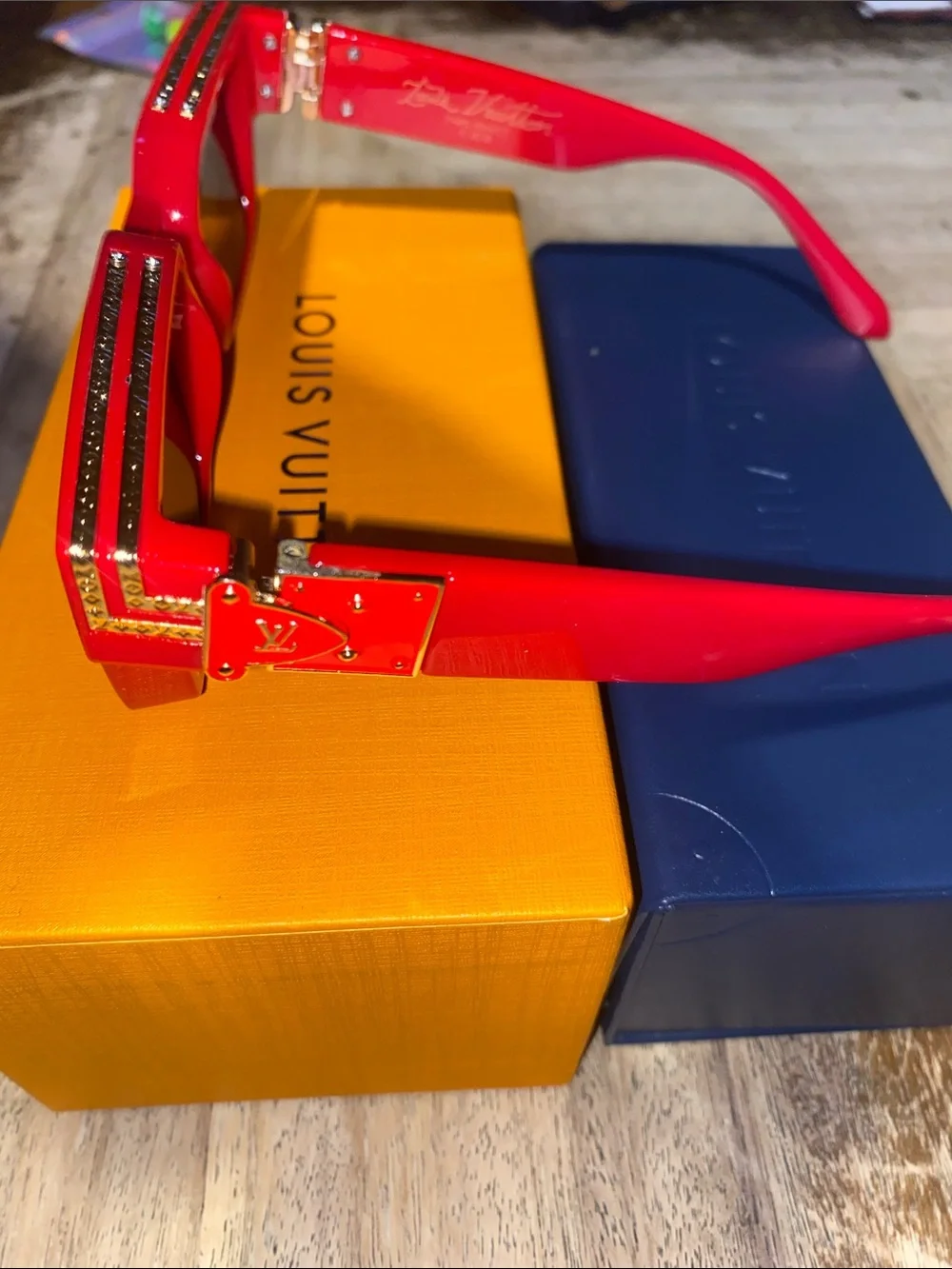 Louis Vuitton Orange Branded Wall Art Panel